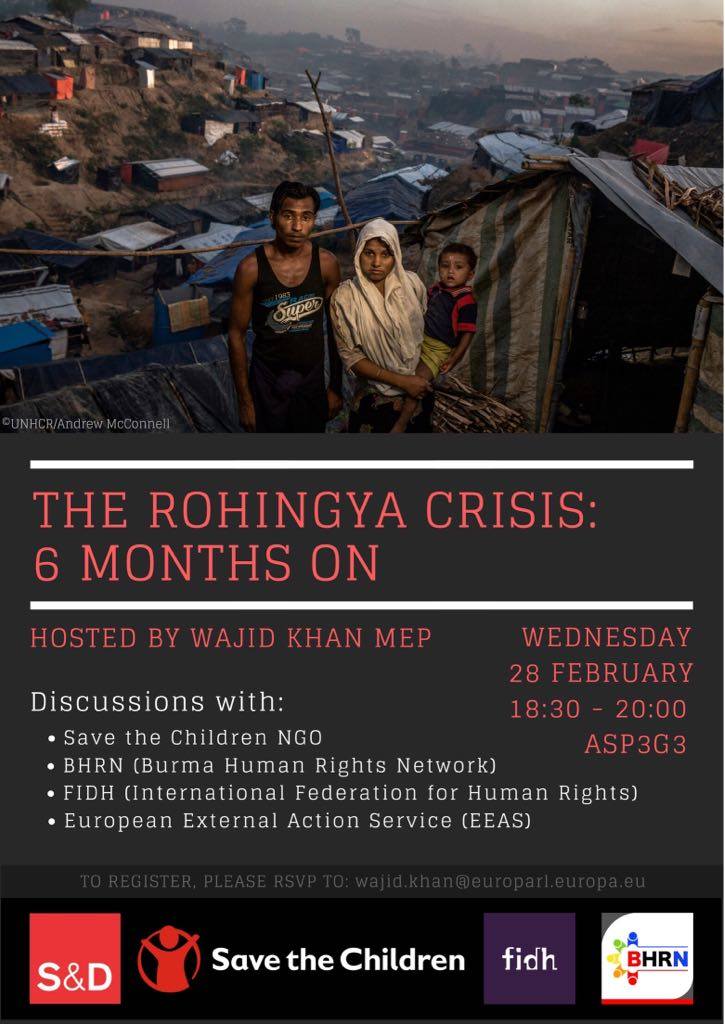 The ROHINGYA crisis : 6 Months on