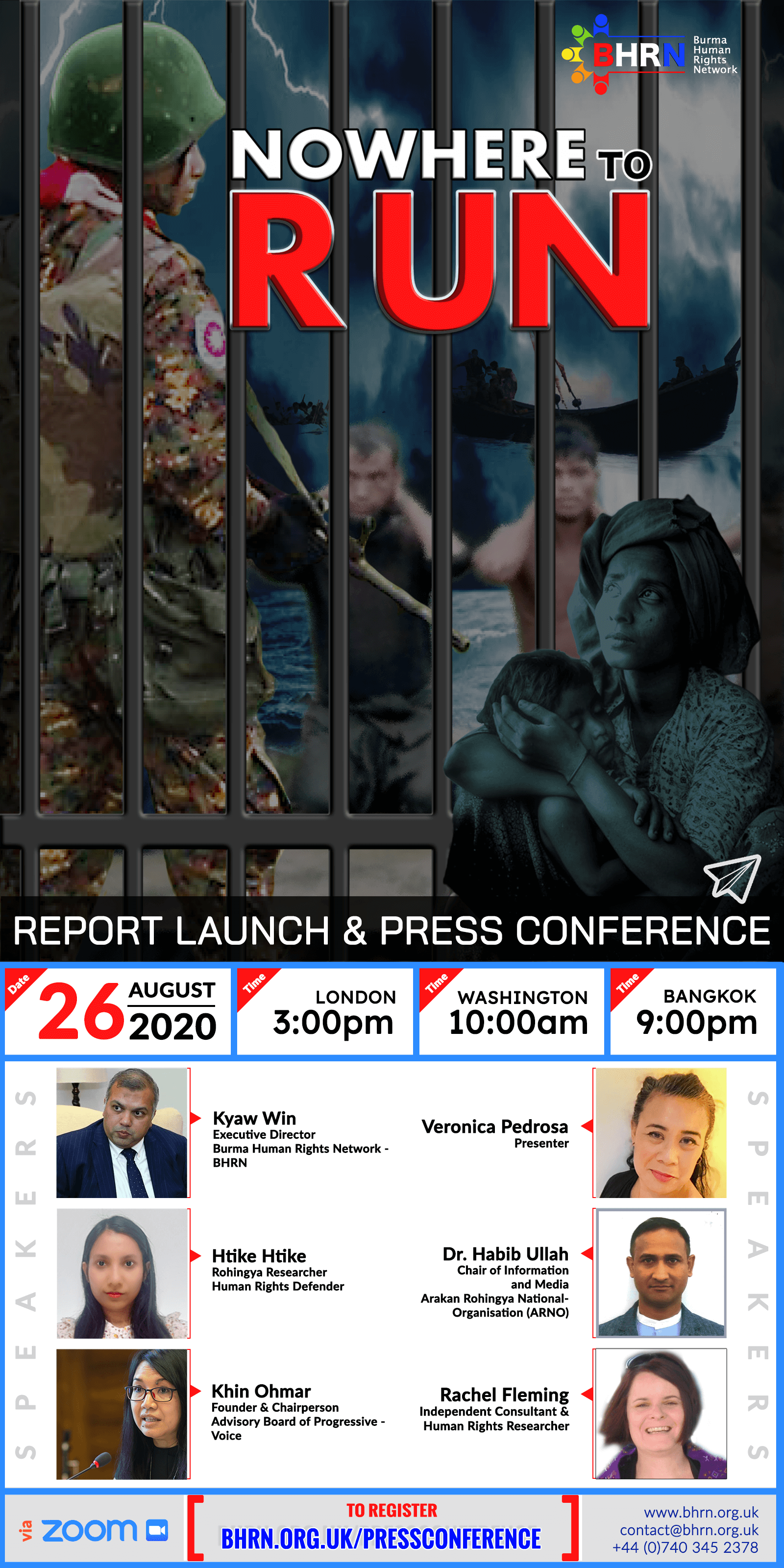 NOWHERETORUN REPORT LAUNCH & PRESS CONFERENCE